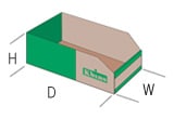 K Bins (A Range) - Cardboard Storage Bins