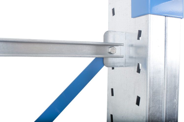 Single Sided Cantilever Rack 1000mm modular bay