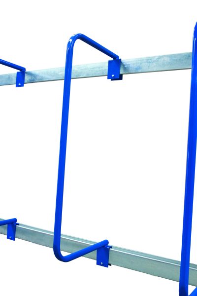 Vertical rack for long awkward item storage