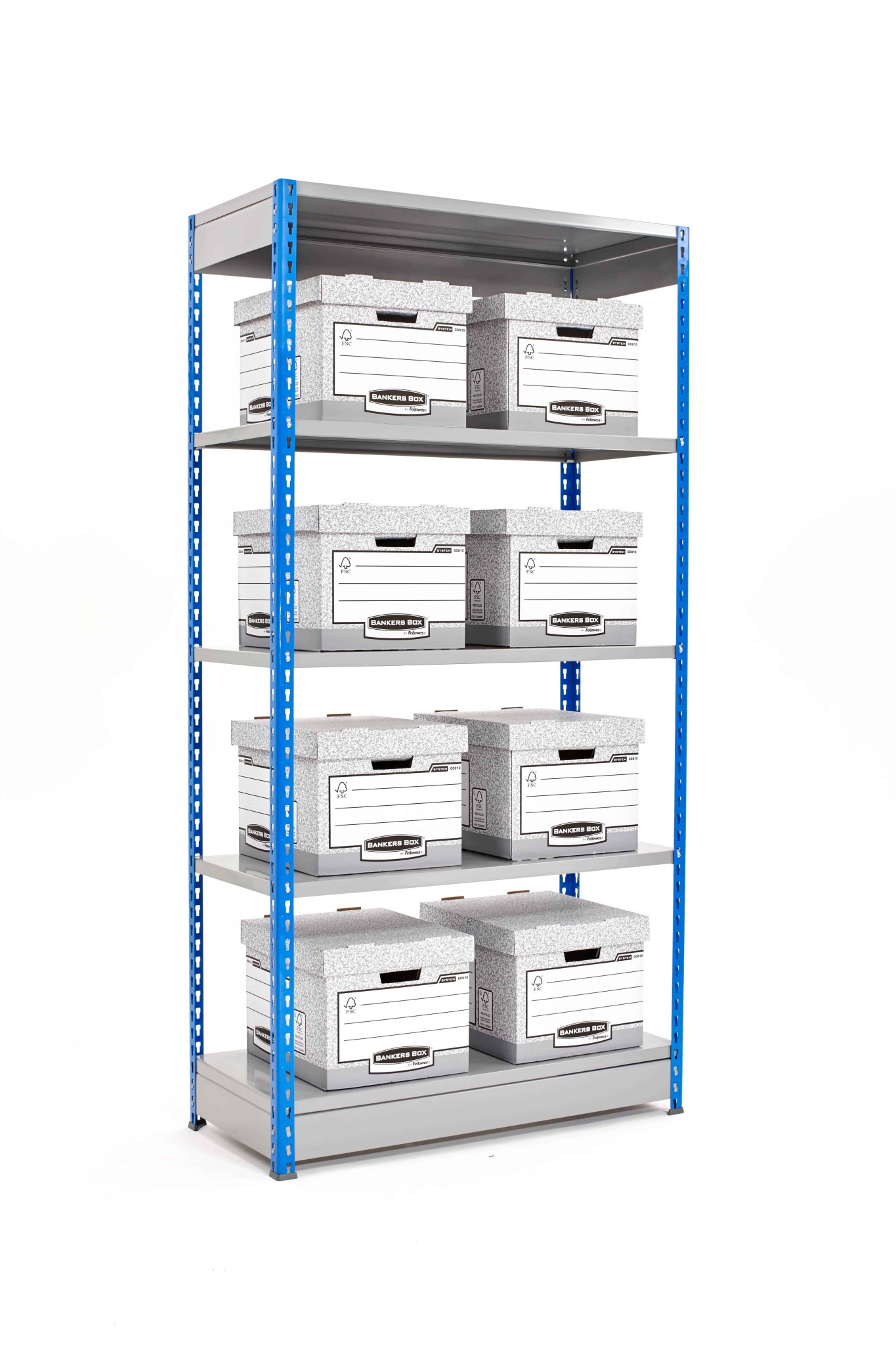 Dexion Premium Economy Shelving painted steel shelf