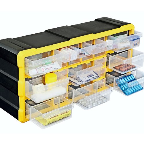 thumbnail image 2 of Partners Brand Open Top Bin Boxes - 2x12x4.5 Inch Oyster White Corrugated (50 Pack) 2 of 11