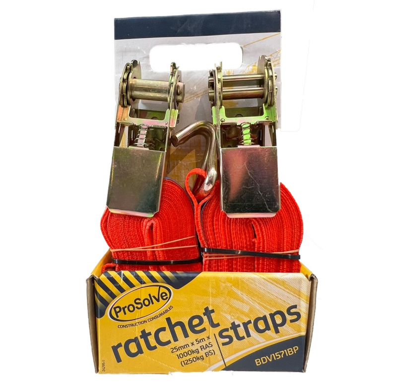 Ratchet Strap 1000Kg (25mm x 5m) - Racking 365
